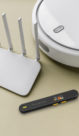 EMF detector near home appliances