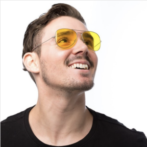 BON CHARGE Light Sensitivity Glasses