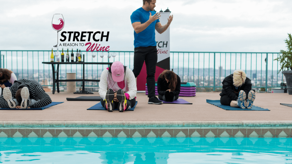 Craig Ramsay Stretch With Wine