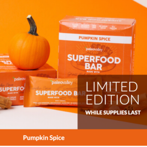PaleoValley Pumpkin Spice Superfood Bars (LIMITED EDITION!)