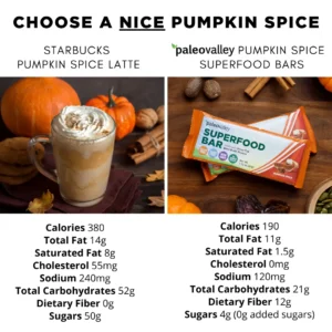 PaleoValley Pumpkin Spice Superfood Bars (LIMITED EDITION!)