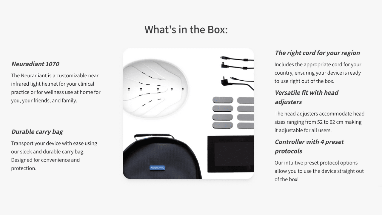 Neuronic | Photobiomodulation Helmets - Now 20% Off! 2 7