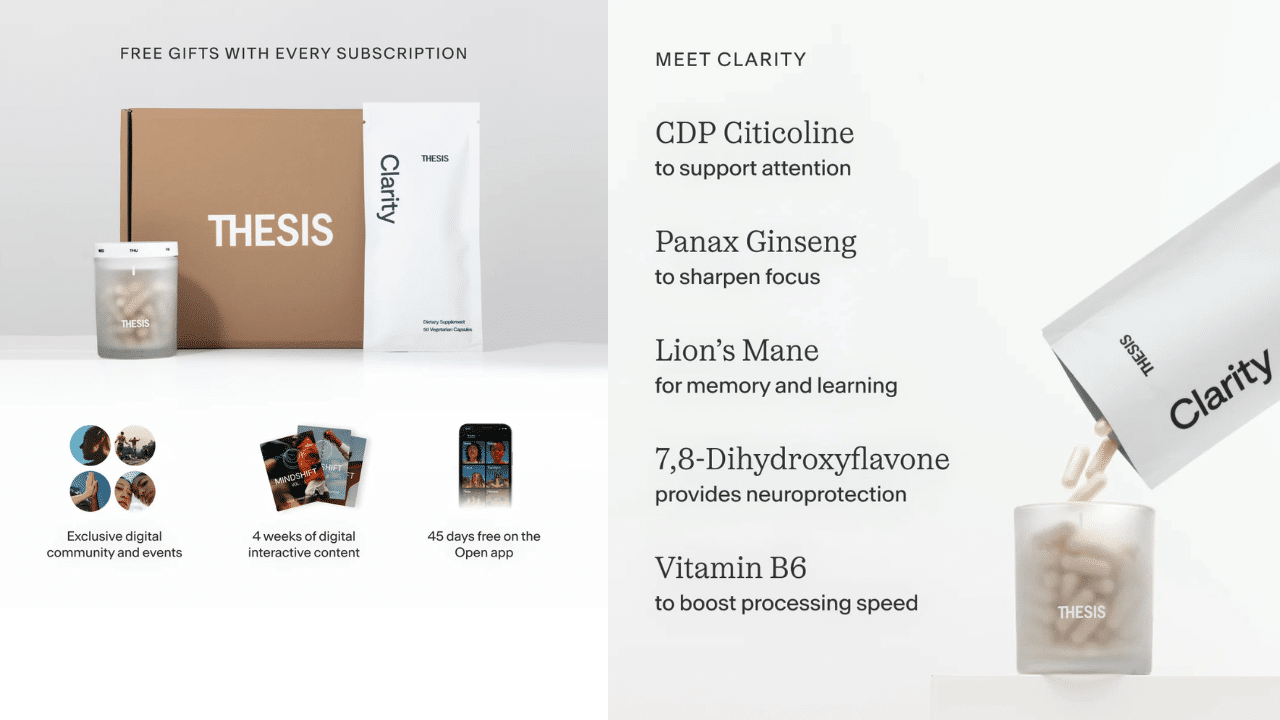 Thesis | Nootropic Blends Thesis | Unlock Your Brain