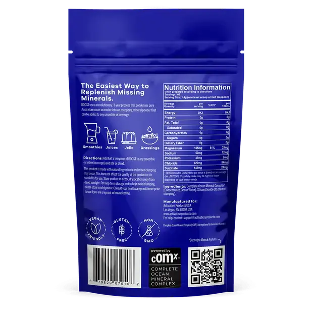 Why Should You Use Activation Products Boost Ocean Minerals? Why Should You Use Activation Products Boost Ocean Minerals?