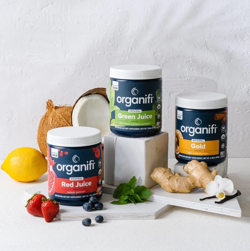 Organifi Sunrise to Sunset (Green, Red, Gold) Nutrition Tips for a Vibrant Lifestyle: What Is Missing in Your Diet?