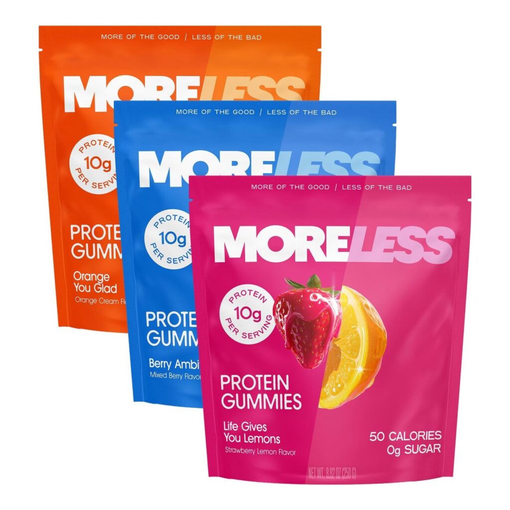 more/less protein
