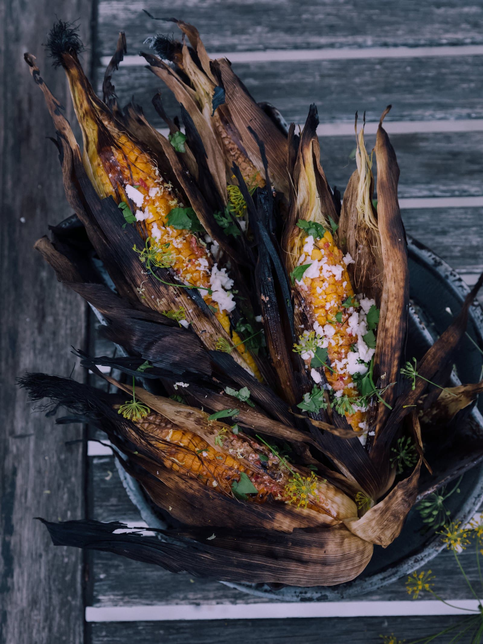 Summer corn ready for Caraway Home summer cooking