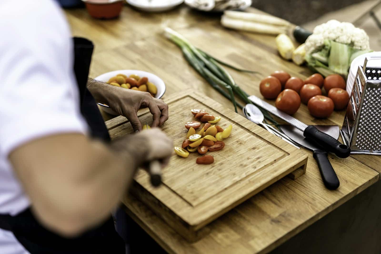 Caraway Home summer cooking begins with a fresh market haul on the board