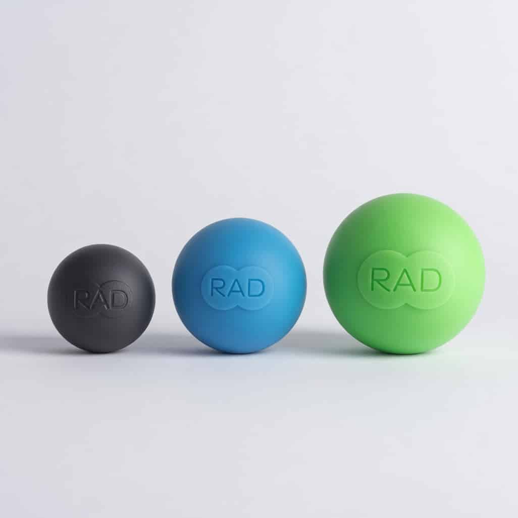 RAD Rounds | Wellness + Wisdom RAD Rounds three density massage ball set for pinpoint self myofascial release on the feet, hands, and hips with Josh Trent Wellness and Wisdom